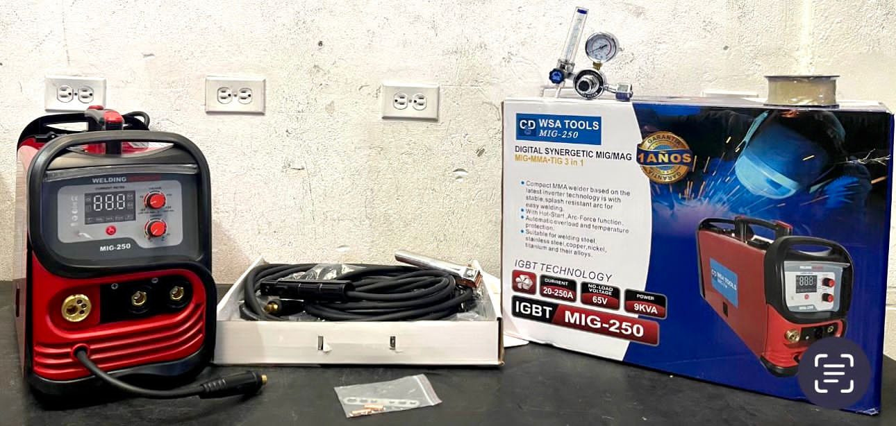 Inversor MMA/MIG-TIG 250AMP-3F LIN